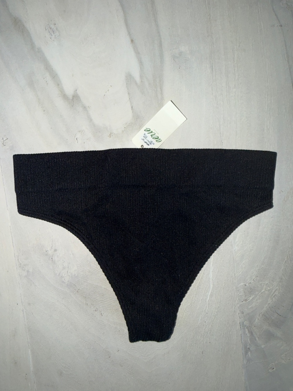 NWT Aerie ribbed high-waisted thong
